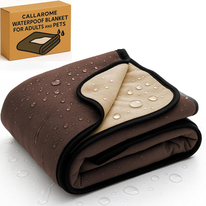 Waterproof Blanket for Bed & Couch Protection, Blue/Beige, 60"X80" | High-Density Heavy-Duty Material – Ultra-Soft & Durable Soft Fleece, Leakproof, Reversible, Silent No-Crinkle Design10