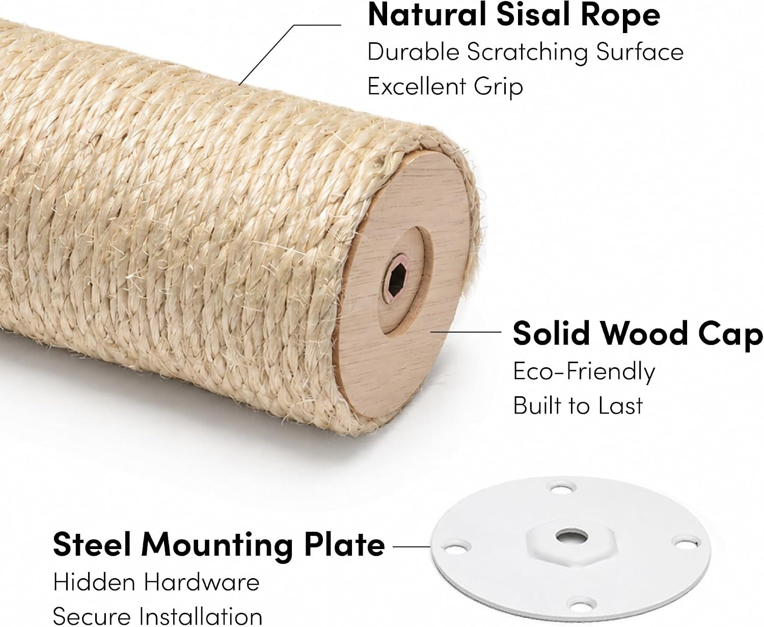 xympo-wall-mounted-cat-climbing-steps-floating-sisal-scratching-posts-8-inch-3-pack-easy-drywall-install
