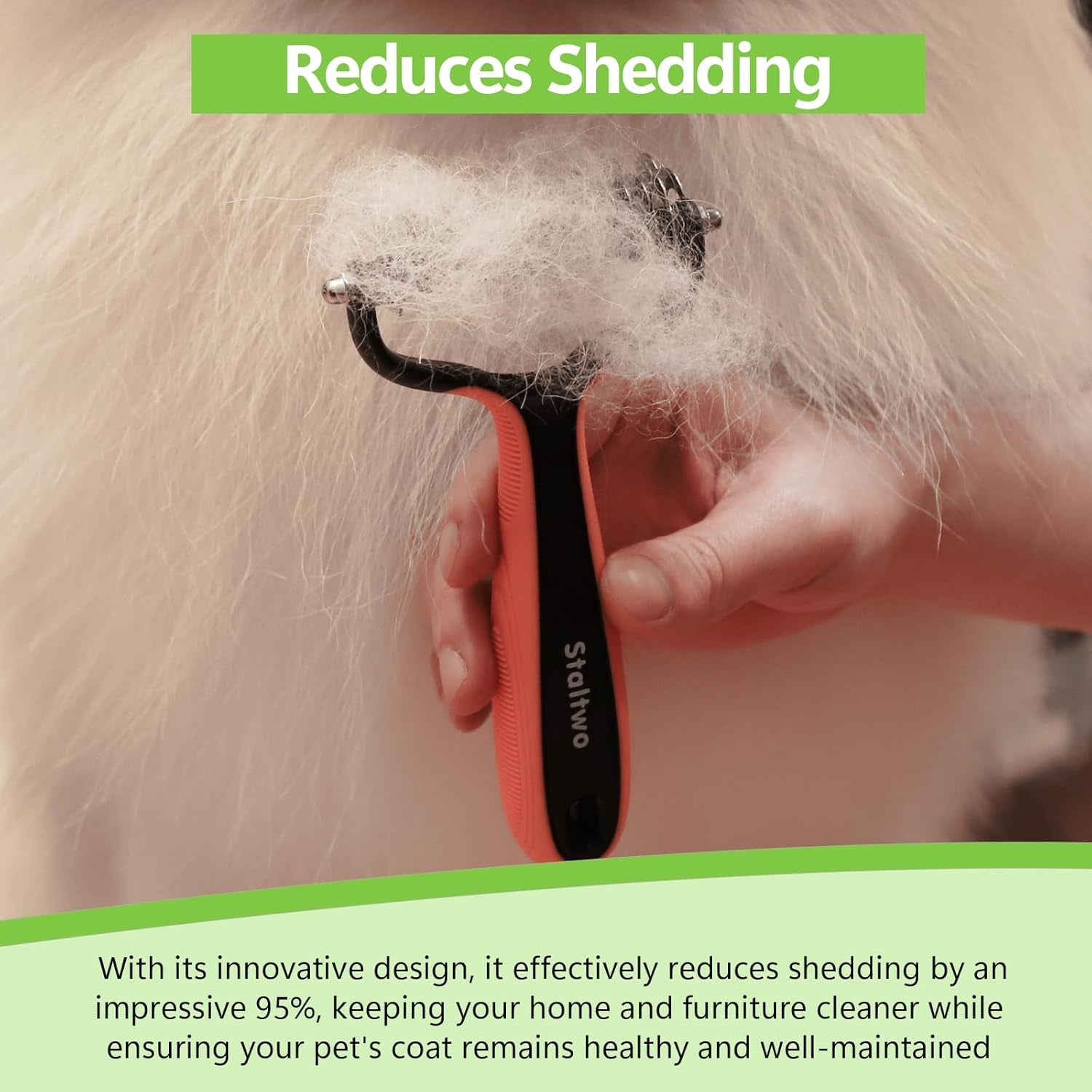 staltwo-deshedding-dog-brush-for-shedding-undercoat-rake-for-dog-cat-orange-extra-wide-double-sided-pet-grooming-tool-shedding-control-for-long-medium-haired-dogs-and-cats-knot-removal