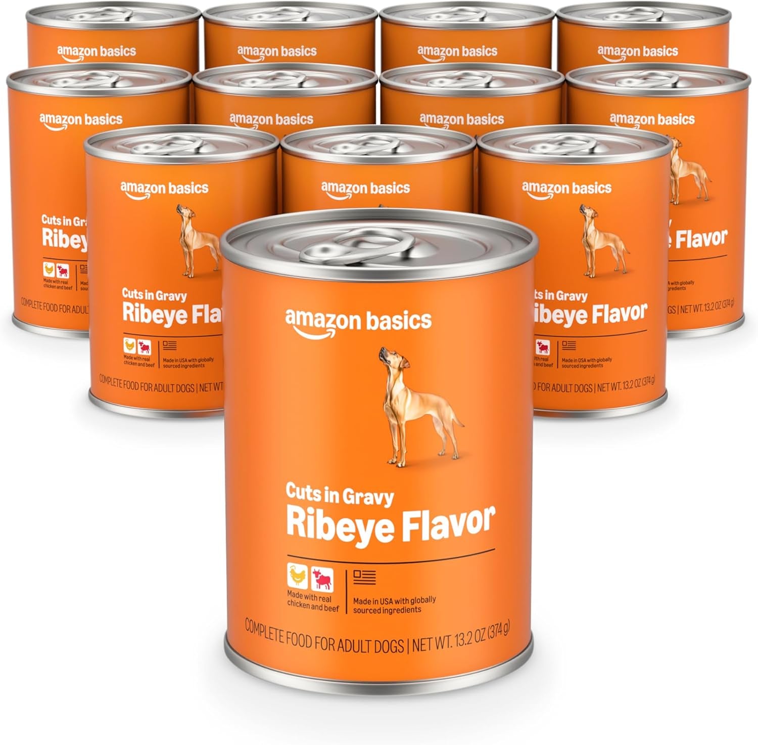 amazon-basics-wet-dog-food-meaty-loaf-variety-pack-filet-mignon-flavor-and-chicken-rice-dinner-made-with-real-chicken-and-beef-13-2-oz-can-6-cans-of-each-flavor-12-cans-in-total