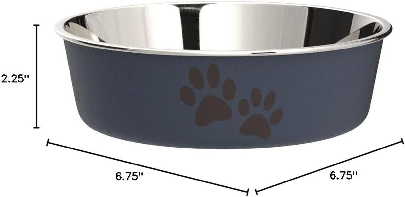loving-pets-bella-dog-bowls-stainless-steel-dog-cat-bowls-spill-proof-dog-food-bowl-cat-bowl-puppy-essentials-pet-supplies-great-for-home-travel-medium-20-35-lbs-blueberry