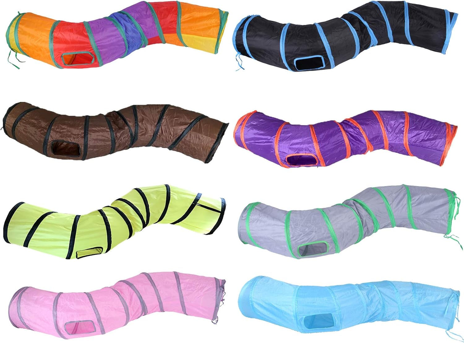 icagy-cat-tunnel-toys-for-indoor-cats-kittens-rabbits-pet-toy-play-tunnels-interactive-crinkle-pop-up-tunnel-toys-relieve-cat-boredom-rainbow-47-shape-s