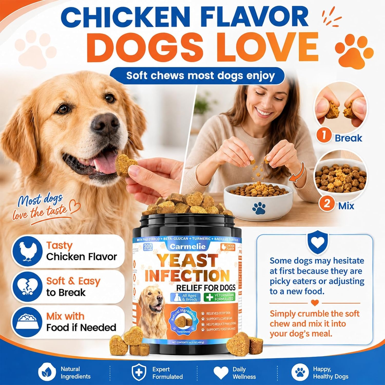 yeast-infection-treatment-for-dogs-200-chew-carmelie-yeast-balance-healthy-itch-relief-ear-paw-care-for-dog-allergy-supports-inflammation-relief-for-dogs-chinken-flavor-70-days-supply