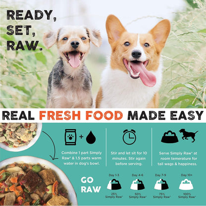 Nature'S Diet Simply Raw Freeze-Dried Whole Food Meal - Makes 18 Lbs Fresh Food with Muscle, Organ, Bone Broth, Whole Egg, Superfoods, Fish Oil Omega 3, 6, 9, Probiotics & Prebiotics (Beef)6