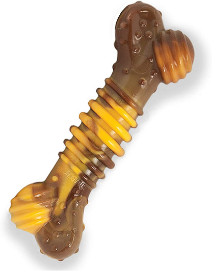 Nylabone Power Chew Dental Groove Bone Dog Chew Toy, Flavor Medley, Small | Teeth-Cleaning Textures, Durable Dog Toys for Aggressive Chewers, Discourages Destructive Chewing, for Dogs up to 25 Lbs12