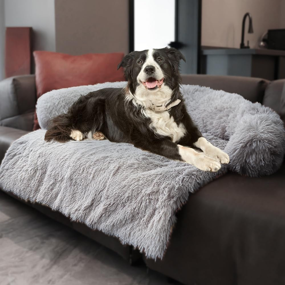 calming-dogs-cats-bed-mats-dog-pad-washable-removable-couch-cover-plush-long-fur-mat-for-pets-waterproof-lining-perfect-for-small-medium-and-large-dogs-and-cats-gradient-gray-36x31