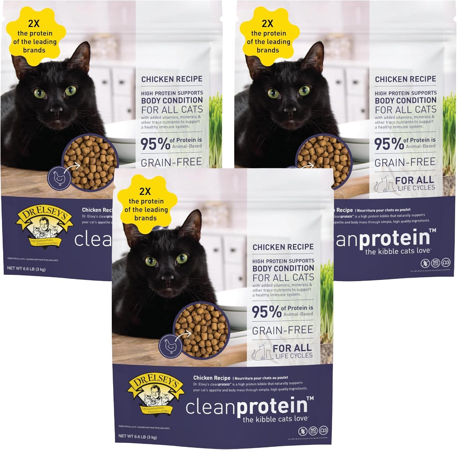 dr-elseys-cleanprotein-chicken-cat-kibble-2-lb-bag