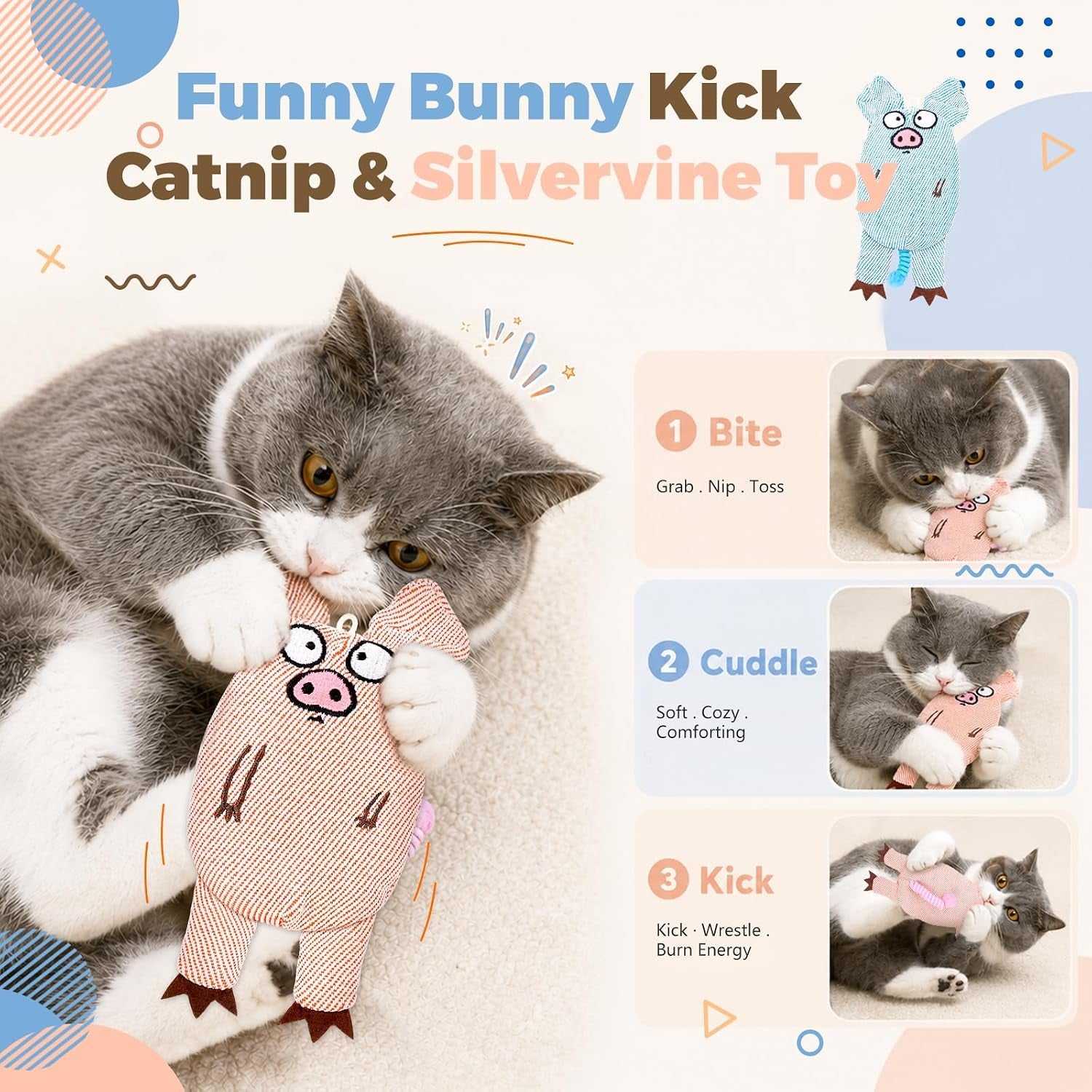 cat-toys-for-indoor-cats-2-pcs-8000mg-a-natural-catnip-silvervine-crinkle-interactive-cat-toy-pig-with-bell-elastic-tail-baby-grade-plush-chew-toy-for-teeth-cleaning-cat-kickers-for-boredom