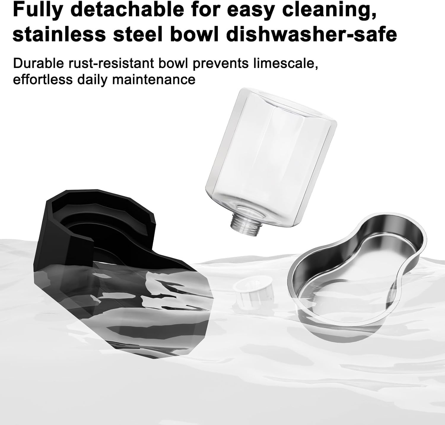 sfozstra-5l-cat-gravity-water-bowl-dispenser-stainless-steel-bowl-no-power-needed-no-filter-required-spill-proof-design-easy-cleaning-cats-small-dogs-home-crate-area-travel