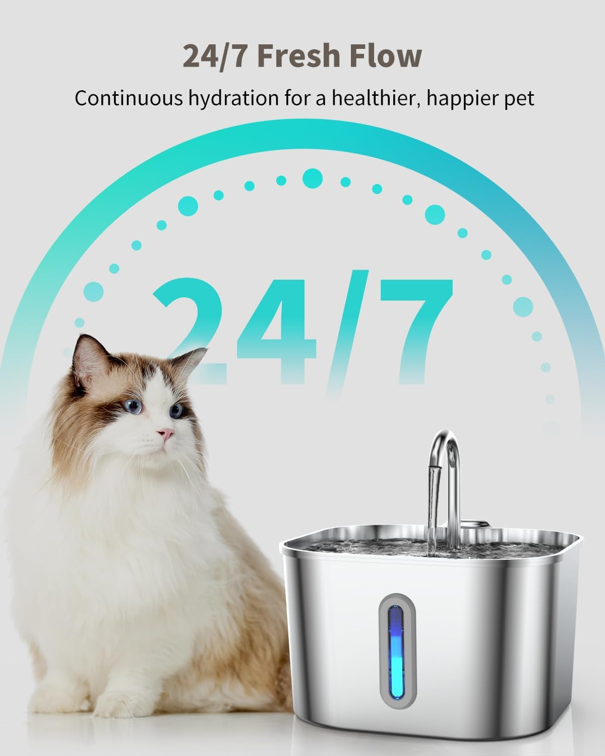 stainless-steel-cat-water-fountain-74oz-2-2l-cat-drinking-fountain-quiet-cat-fountain-for-indoor-cats-and-small-dogs-automatic-pet-water-dispenser-keeps-fresh-water-water-level-window