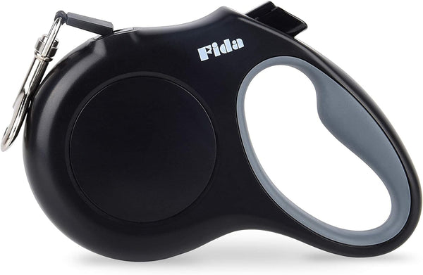 Fida Retractable Dog Leash, 16 Ft Dog Walking Leash for Small Dogs up to 26 Lbs, 360° Tangle Free, Black1