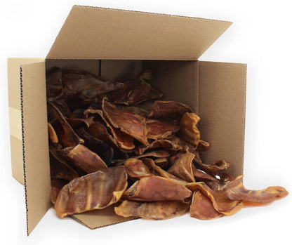 Best Pet Supplies Gigabite Whole Pig Ears for Dogs - 25 Count | Single Ingredient, All Natural Pig Ears, Supports Dental Health, Perfect for Training, Slow Roasted Chews7