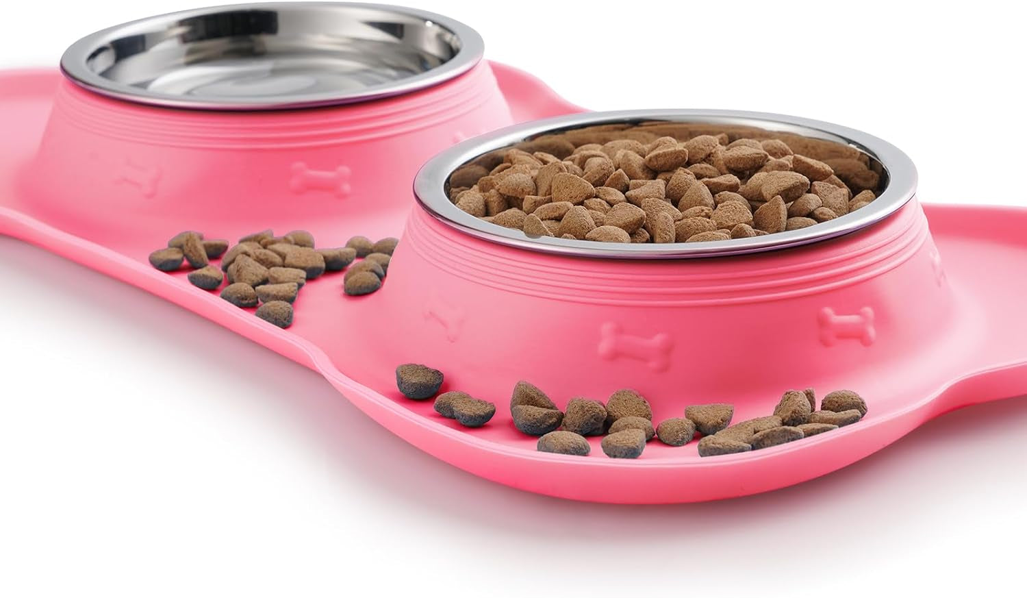 hubulk-pet-dog-bowls-2-stainless-steel-dog-bowl-with-no-spill-non-skid-silicone-mat-pet-food-scoop-water-and-food-feeder-bowls-for-feeding-small-medium-large-dogs-cats-puppies-s-pink