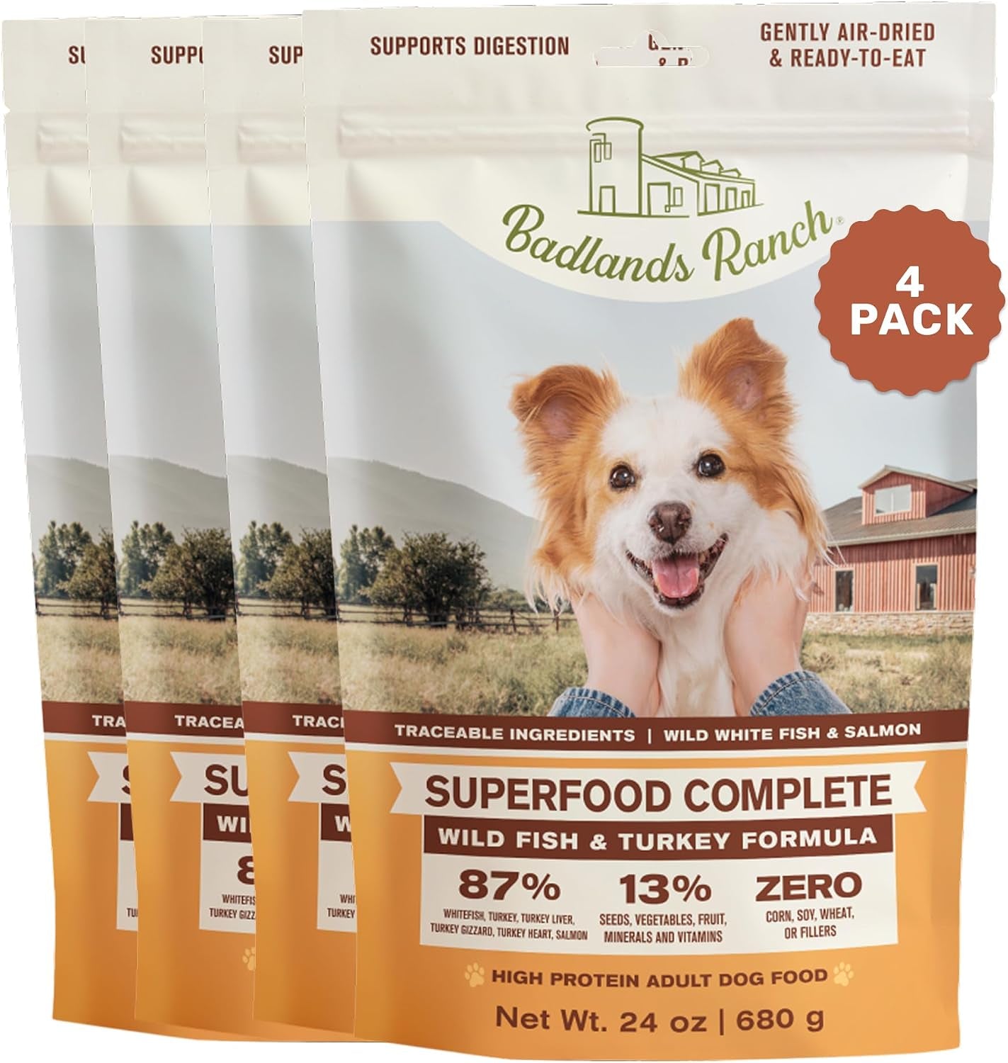 badlands-ranch-by-katherine-heigl-superfood-complete-air-dried-beef-dog-food-high-protein-with-superfoods-for-daily-wellness-consistent-nutrition-24-oz