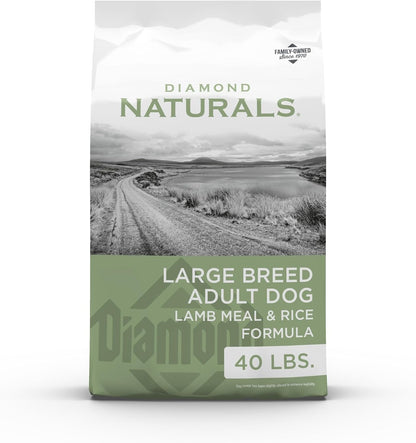 Diamond Naturals Large Breed Puppy Dry Dog Food, Lamb & Rice, 40Lb | Puppy, Adult & Senior Dogs | Nutrient Levels to Fuel Larger Growing Bodies | DHA for Proper Brain & Vision Development10