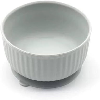 Cat Bowls with Suction Cup 13 Oz — Elevated Silicone Pet Dish with Non-Slip Bottom for Dry Food, Wet Food and Water (Light Grey)4