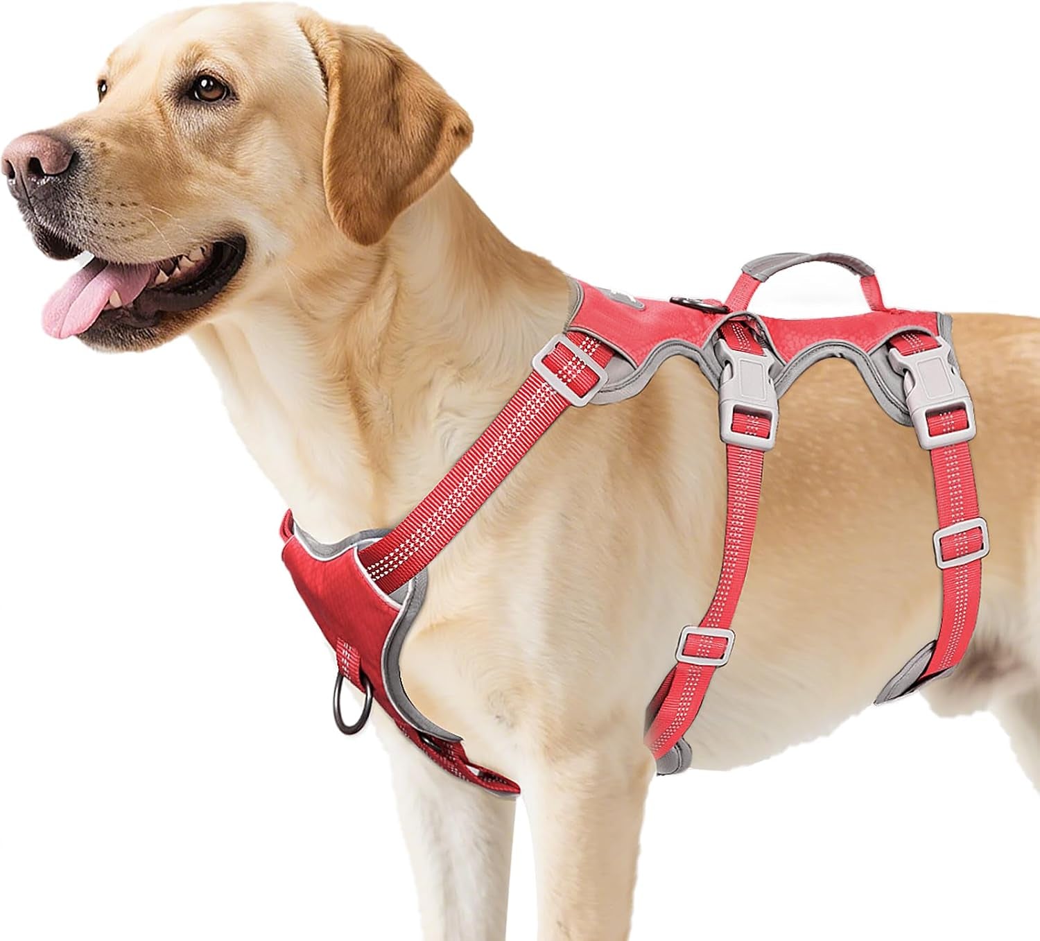 huntboo-escape-proof-dog-harness-escape-artist-harness-reflective-harness-with-padded-handle-breathable-durable-adjustable-vest-for-medium-dogs-walking-training-and-running-gear-blue-m