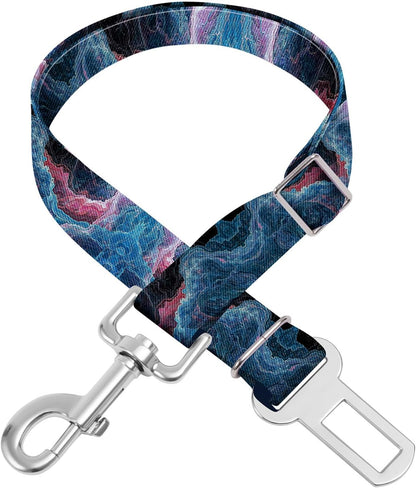 Adjustable Pet Cat and Dog Car Seat Belt，The Lanyard Is Flexible and Adjustable from 20 to 33 Inches (Floral)18