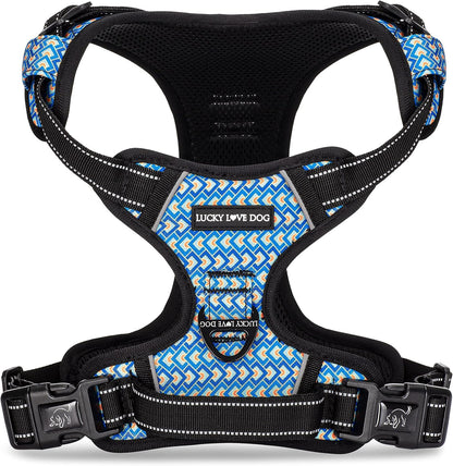 Lucky Love Dog No Pull Dog Harness, Adjustable and Easy to Walk, Cute Patterned Harness for Medium Male & Female Dogs - Blackbird, Medium4