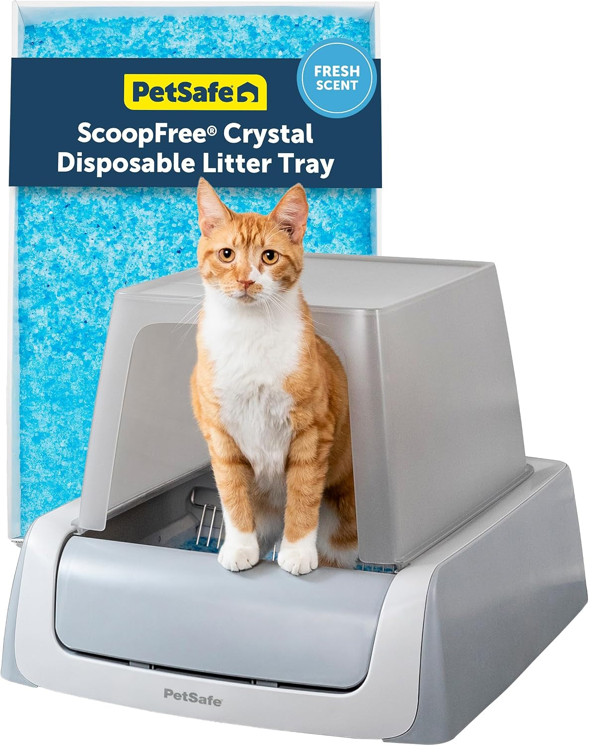 petsafe-scoopfree-crystal-pro-legacy-self-cleaning-litter-box-uncovered-hands-free-automatic-cleaning-advanced-odor-control-health-counter-display-includes-1-disposable-crystal-litter-tray