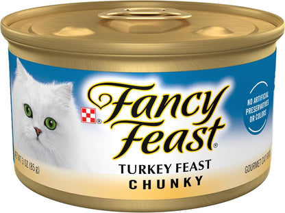 Purina Fancy Feast Gravy Lovers, Poultry & Beef Wet Cat Food, 3Oz, 24-Pack38