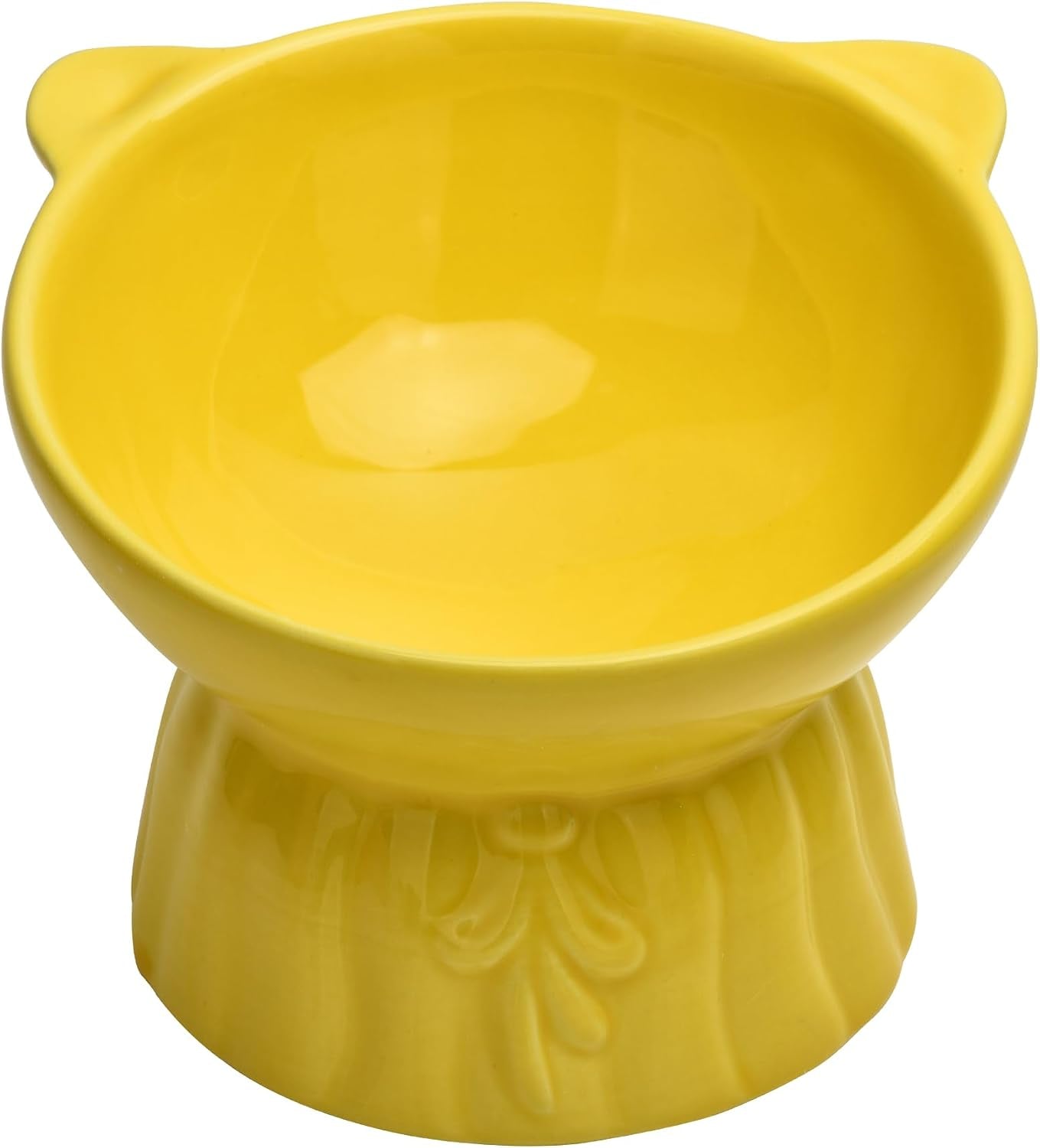 elevated-cat-food-bowl-8-oz-ceramic-raised-and-tilted-water-bowl-anti-vomiting-and-protect-pets-spines-dishes-for-fat-faced-cat-indoor-cats-kitten-small-dog-white