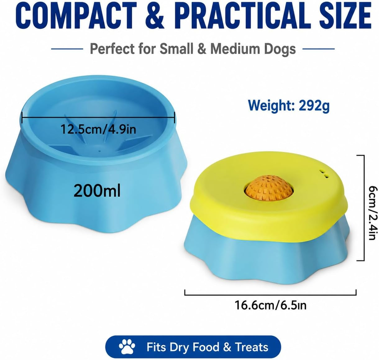 slow-feeder-dog-bowl-with-rolling-ball-2-in-1-silicone-dog-lick-bowl-for-liquid-treats-anti-slip-interactive-licking-toy-for-small-medium-large-dogs-cats-food-grade-easy-clean-blue-yellow