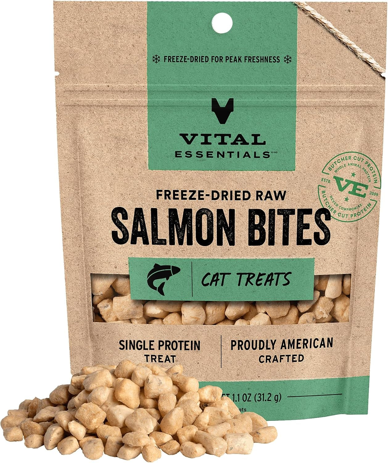 vital-essentials-freeze-dried-cat-treats-salmon-bites-1-1-oz-bag-crunchy-single-protein-premium-quality-grain-free-usa-made-with-u-s-globally-sourced-ingredients