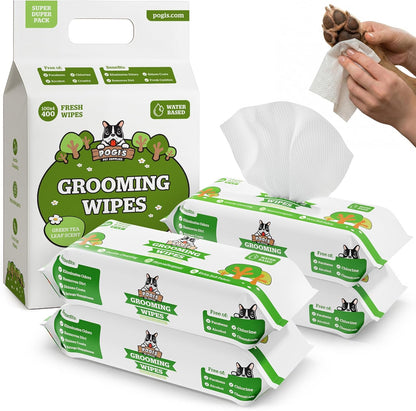 Pogi’S Dog Grooming Wipes – Hypoallergenic Pet Wipes for Paws, Body & Butt – Cleaning & Hydrating, Fragrance Free, 100 Count11