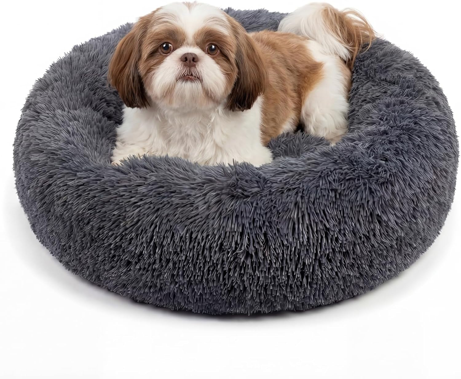 small-calming-dogs-bed-for-small-dogs-anti-anxiety-machine-washable-fluffy-luxury-anti-slip-waterproof-mute-base-warming-cozy-soft-pet-puppy-round-bed