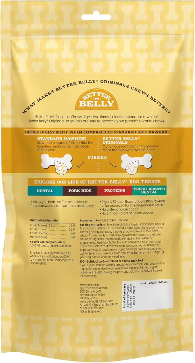 better-belly-highly-digestible-rawhide-large-roll-chews-3-count-pack-of-1