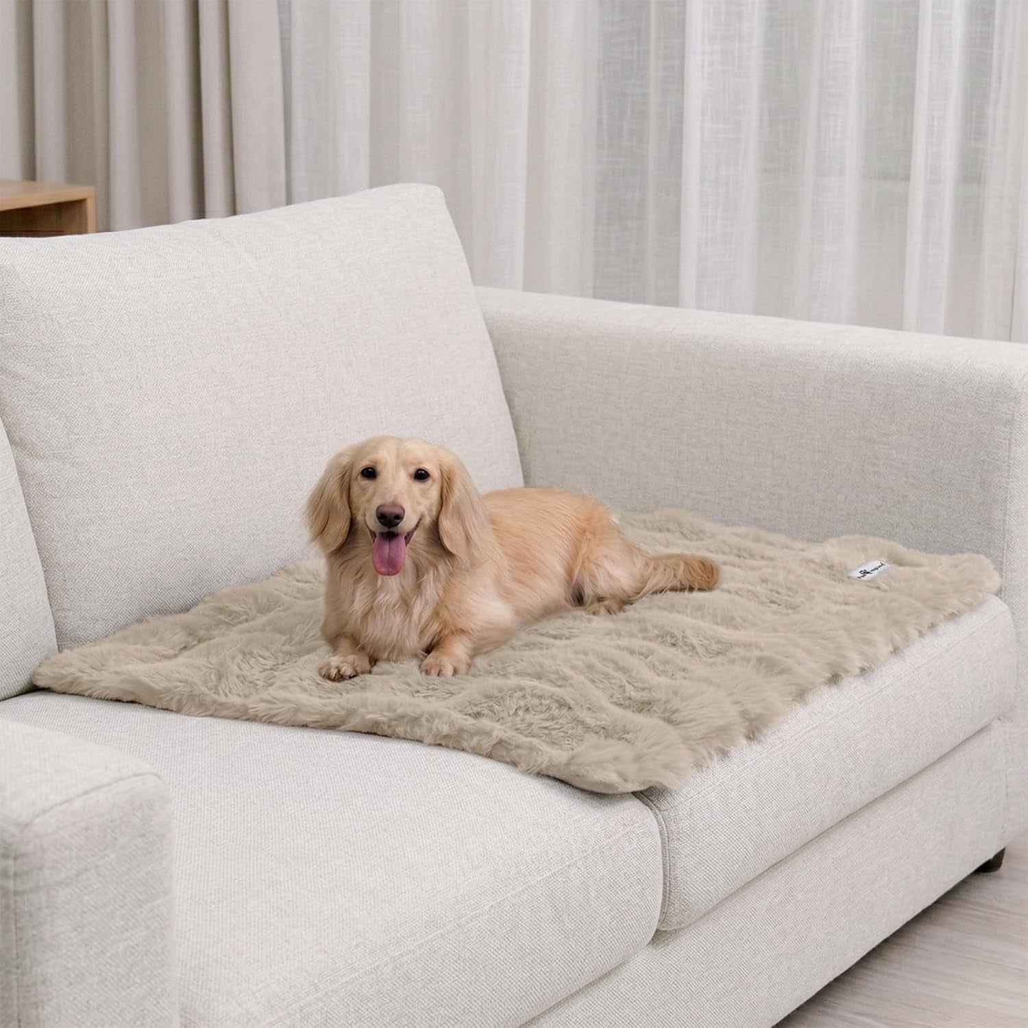 paw-inspired-waterproof-dog-blanket-40x30-inch-size-beige-soft-faux-fur-throw-fur-resistant-fleece-washable-pet-blanket-waterproof-protection-for-couch-bed-furniture-crate-car