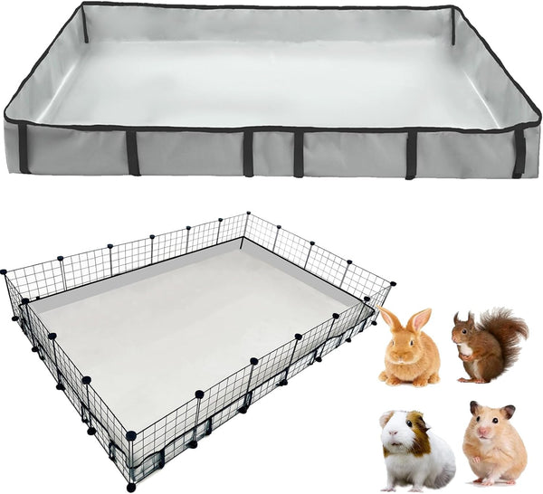 DZWLKJ Guinea Pig Cage Liner Tarp Bottom Waterproof and Washable.Available in 22 Sizes. Base Also for Rabbits, Bunny, Chinchesillas, Hedgehog, Ferrets and Other Small Animals(24X48 Inches)8
