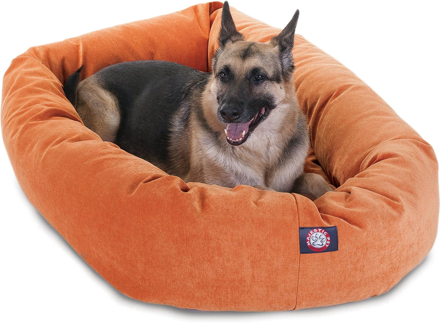 majestic-pet-40-inch-micro-velvet-calming-dog-bed-washable-cozy-soft-round-dog-bed-with-spine-for-head-support-fluffy-donut-dog-bed-40x29x9-inch-round-pet-bed-large-pearl