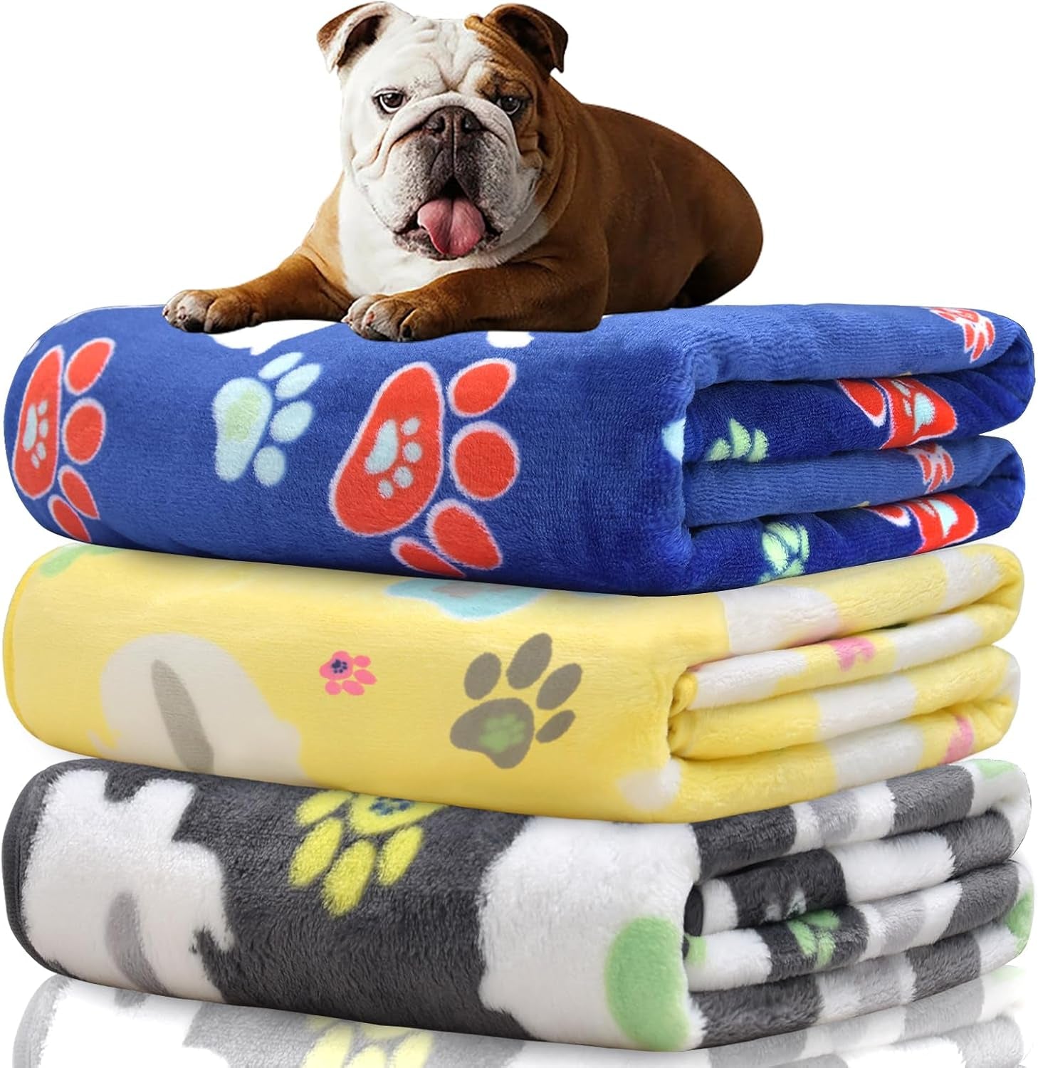 rezutan-dog-blankets-for-3-pack-large-medium-pet-cat-soft-fuzzy-washable-blanket-comfort-flannel-suitable-for-dogs-kennels-beds-sofas-furniture-gifts-puppy-essentials-41-x-31-inch-black