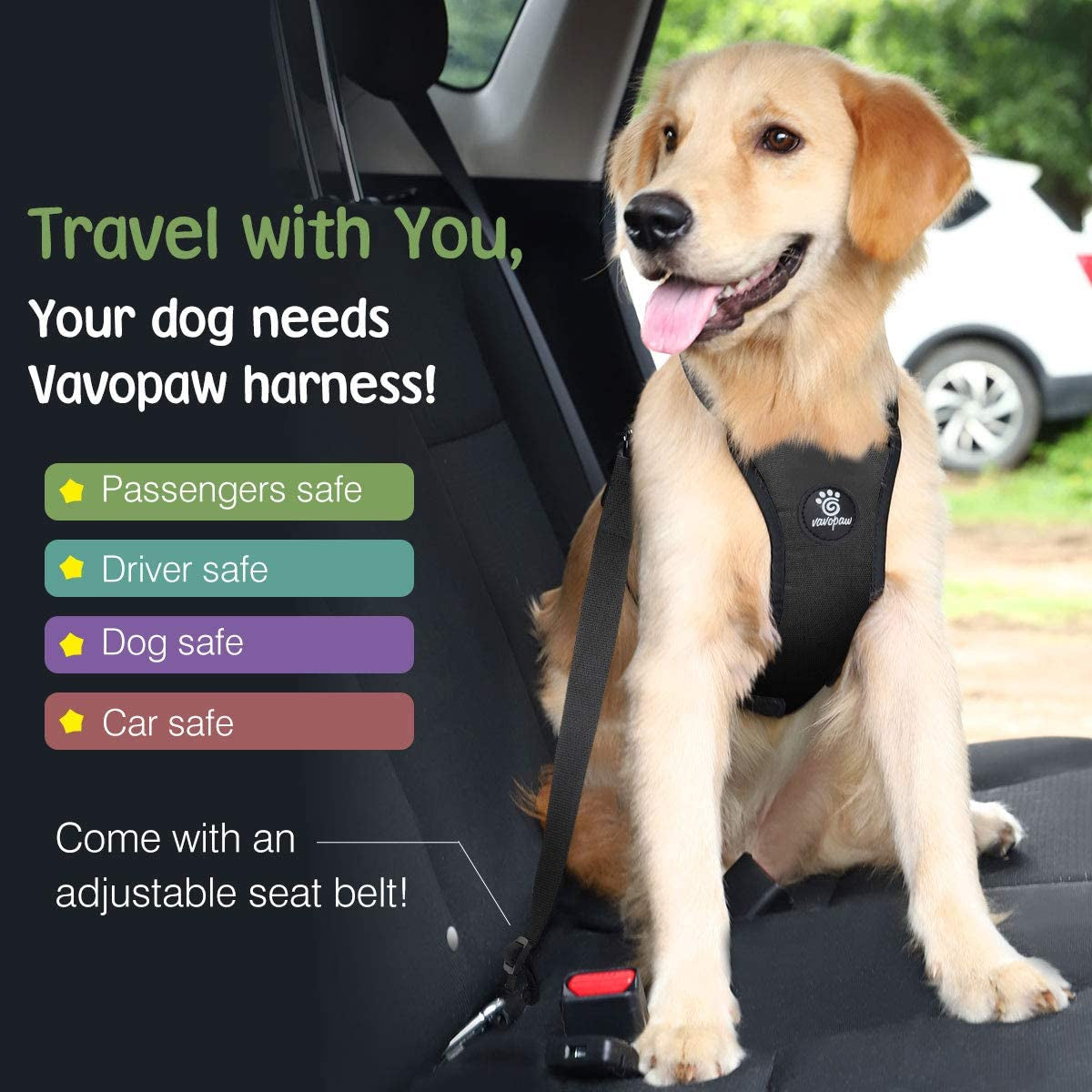vavopaw-dog-seat-belt-vest-harness-for-car-2-in-1-seatbelt-buckle-soft-breathable-mesh-adjustable-buckle-nylon-heavy-duty-pet-safety-seat-belts-for-small-medium-large-pets-black-l