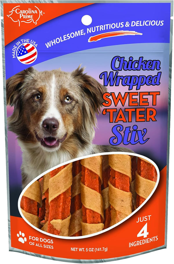 Carolina Prime Pet 40192 Salmon Jerky Treat for Dogs ( 1 Pouch), One Size (Packaging May Vary)4