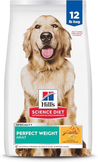 Hill'S Science Diet Adult Perfect Weight Dry Dog Food | #1 Veterinarian Recommended, Chicken & Brown Rice, 25 Lb. Bag15