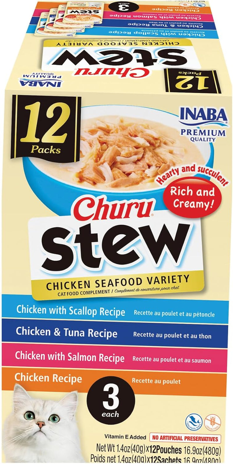 inaba-churu-stew-for-cats-side-dish-pouch-with-vitamin-e-1-4-ounces-per-pouch-12-pouches-chicken-seafood-variety