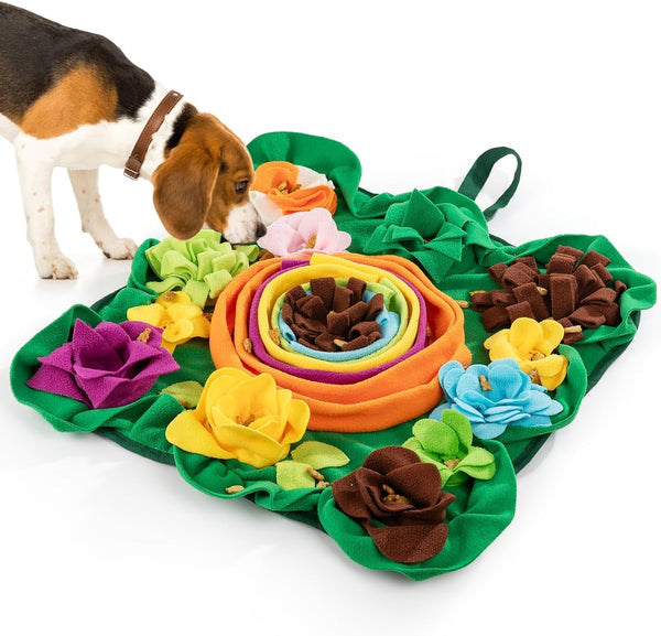 Snuffle Mat for Dogs -Interactive Dog Toys to Keep Them Busy | Puppy Puzzle Slow Feeder Treat| Dog Lick Mat Enhancement1