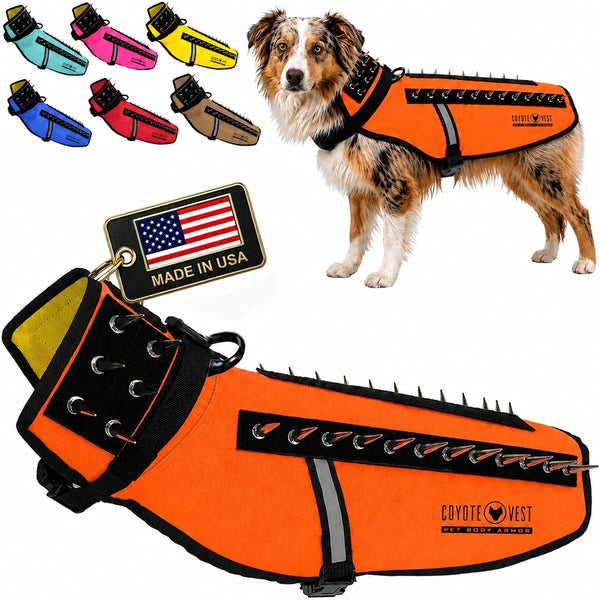 Coyotevest Dog Harness, Stab-Resistant Coyote Vest, Small, Neon Pink | Reflective Stab-Resistant Vest Helps Protect Small Dogs from Coyotes, Aggressive Dogs and Birds of Prey, Made in the USA14