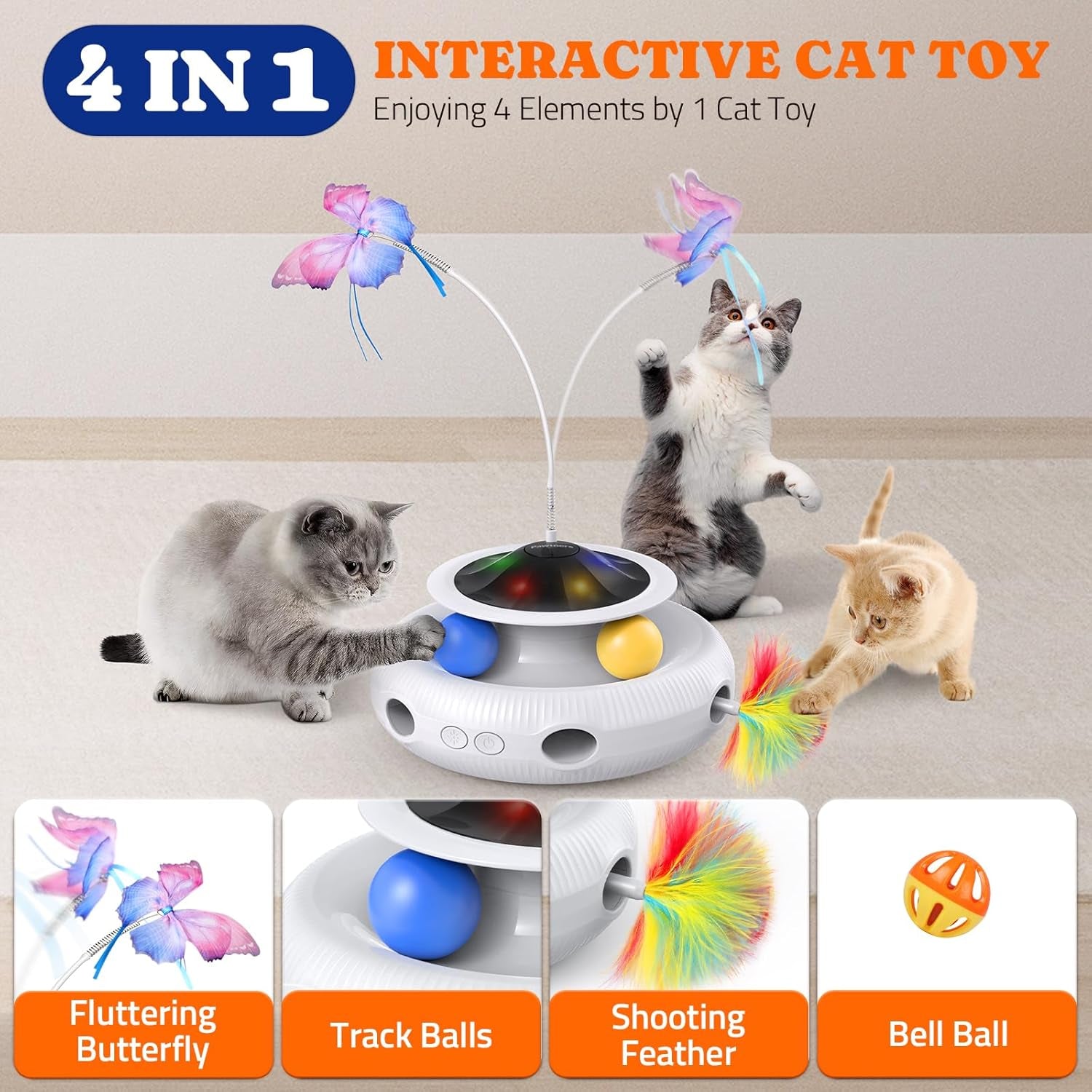 pawtners-interactive-cat-toy-4-in-1-automatic-interactive-kitten-toys-for-indoor-cats-rechargeable-with-fluttering-butterfly-track-balls-and-ambush-feather