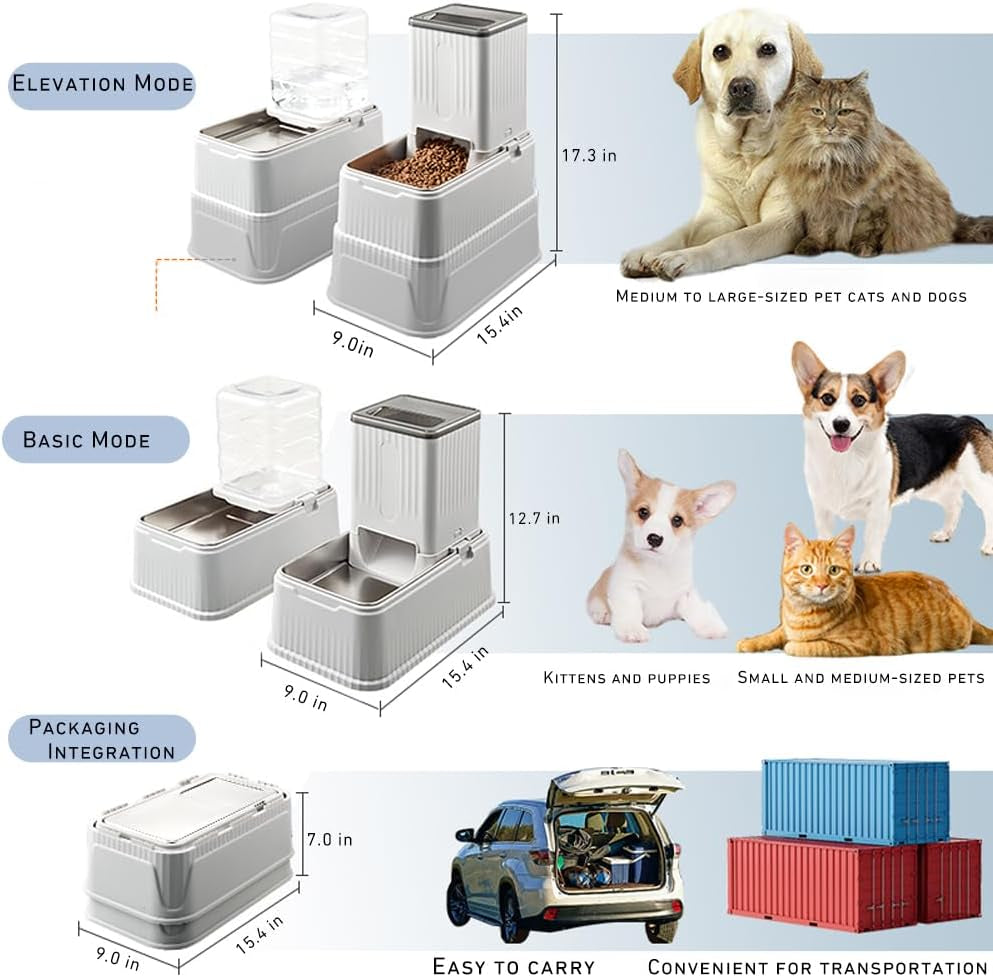 elevated-dog-bowls-set-1-gallon-automatic-gravity-food-feeder-water-dispenser-with-stainless-steel-bowls-adjustable-elevated-feeder-for-small-medium-large-dogs-anti-choking-neck-protection