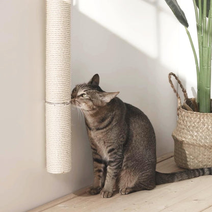 Xympo 34" Wall Mounted Cat Scratcher, Sisal Scratching Post8