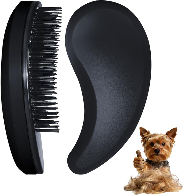 Small Dog Brush, Skin-Friendly Soft Bristles (Blue) | Puppy Hair Brush, Massage and Bath Supplies, Pet Grooming Tool for Teddy, Yorkies, Maltese, Shih Tzu, Chihuahua10
