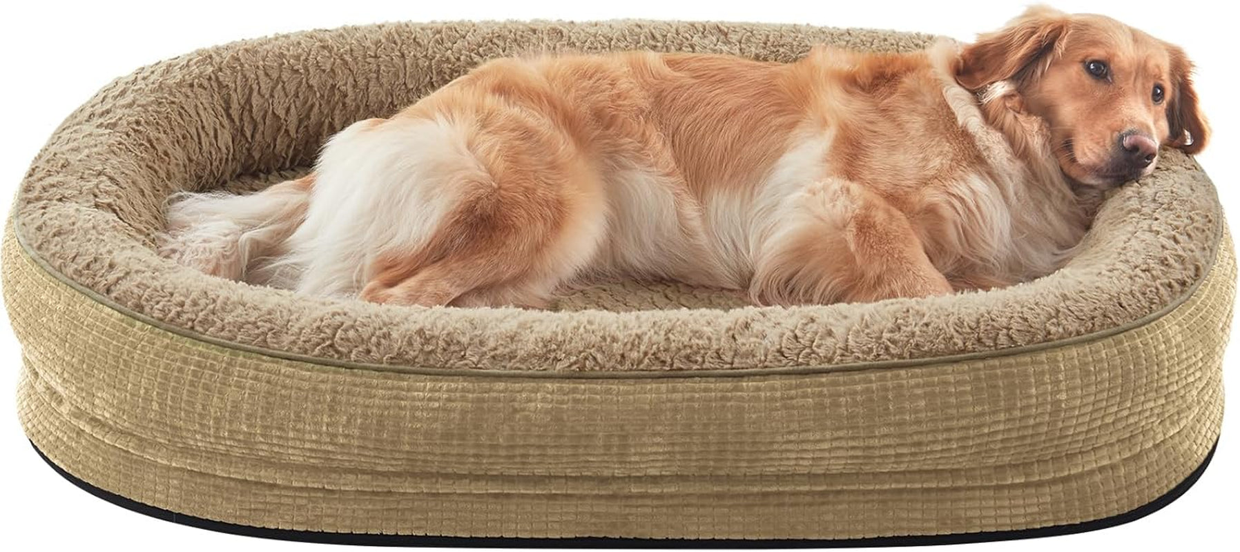 joejoy-orthopedic-dog-beds-large-sized-dog-xl-egg-crate-memory-foam-pet-couch-bed-with-bolster-sides-waterproof-lining-removable-washable-cover-non-slip-bottom-grey