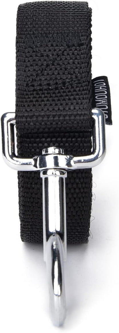 Strong Durable Nylon 10Ft Long Dog Training Leash, Traction Rope, 1 Inch Wide, for Small and Medium Dog (Black, 10 Feet)9