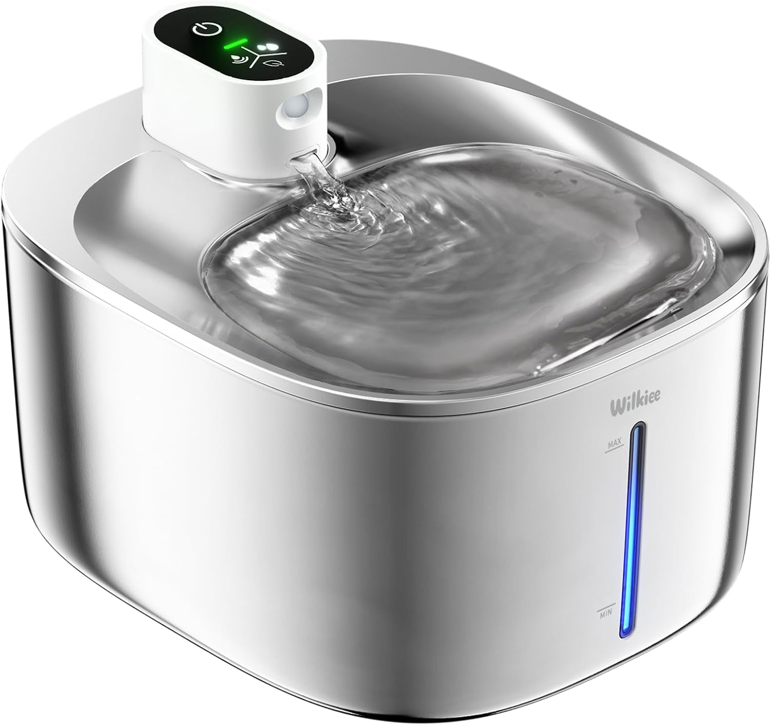 cat-water-fountain-stainless-steel-138fl-oz-4-1l-cordless-cat-fountain-wireless-pet-fountain-4000mah-battery-indoor-triple-water-modes-25-db-ultra-quiet
