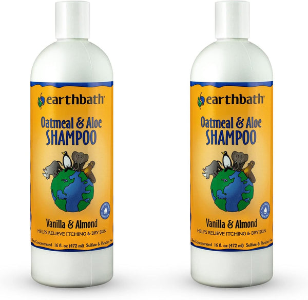 Earthbath Oatmeal & Aloe Dog Shampoo, Itchy, Dog Wash, 16 Oz (1 Pack) | Oatmeal Shampoo for Dogs, Dry Skin Relief, Made in USA, Cruelty Free Pet Shampoos - Vanilla & Almond9