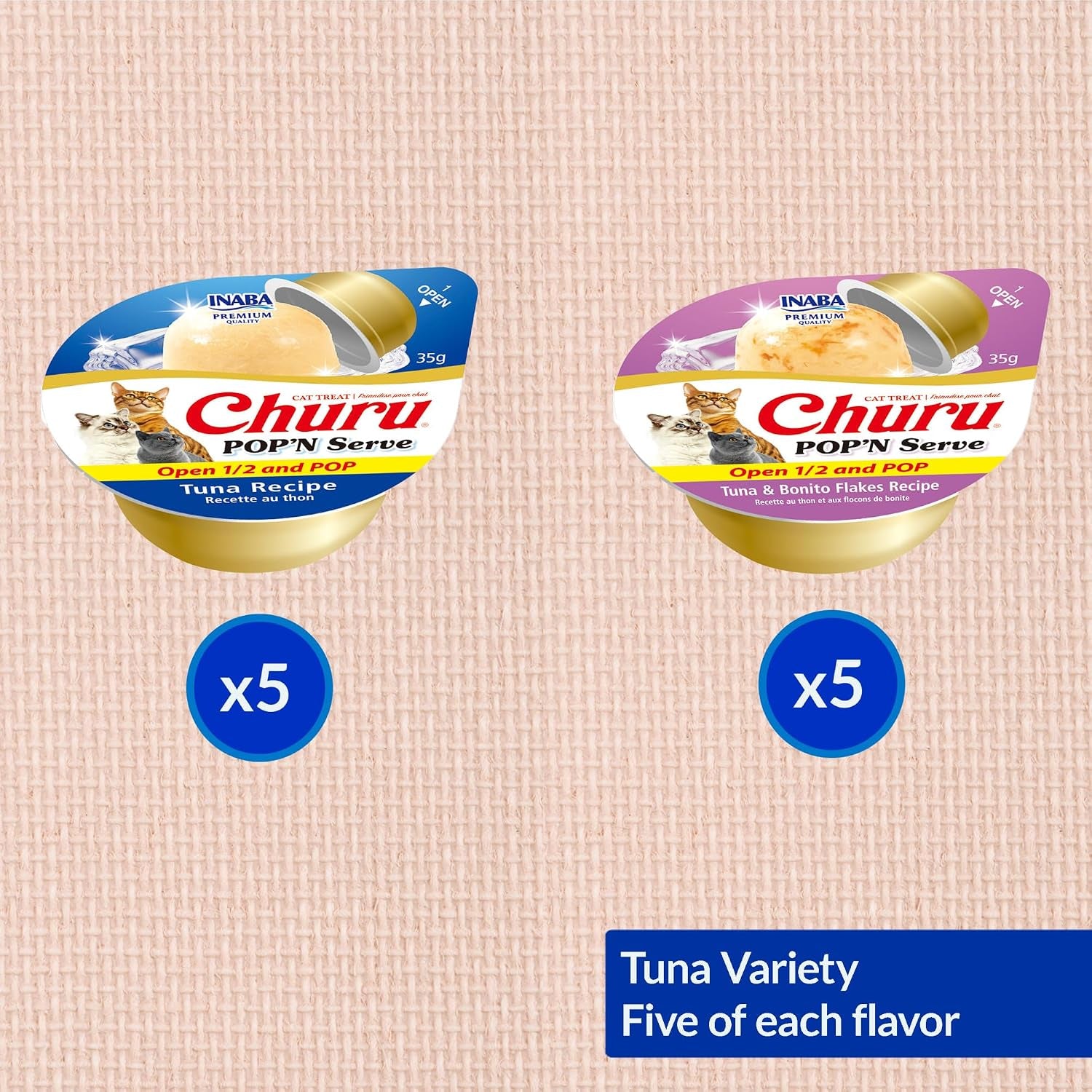 inaba-churu-popn-serve-lickable-cat-treats-tuna-variety-10ct-immune-support-90-moisture-16-calories-soft-jelly-easy-serve-cup-grain-free-10-x-1-2-oz-cups
